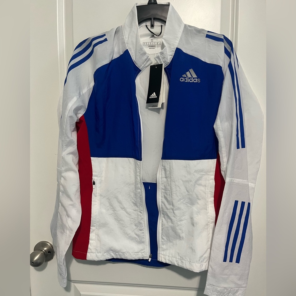 NWT Adidas Men’s OTR Track Running Lightweight Jacket S